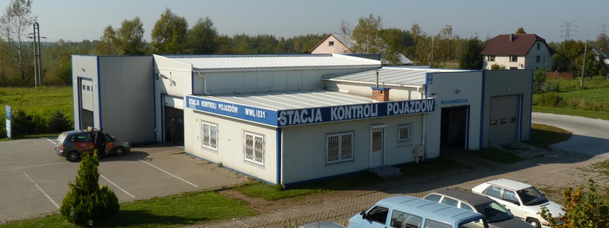 Okręgowa stacja kontroli pojazdów - widok z zewnątrz